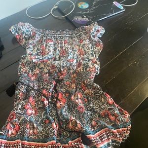 cute off the shoulder romper
